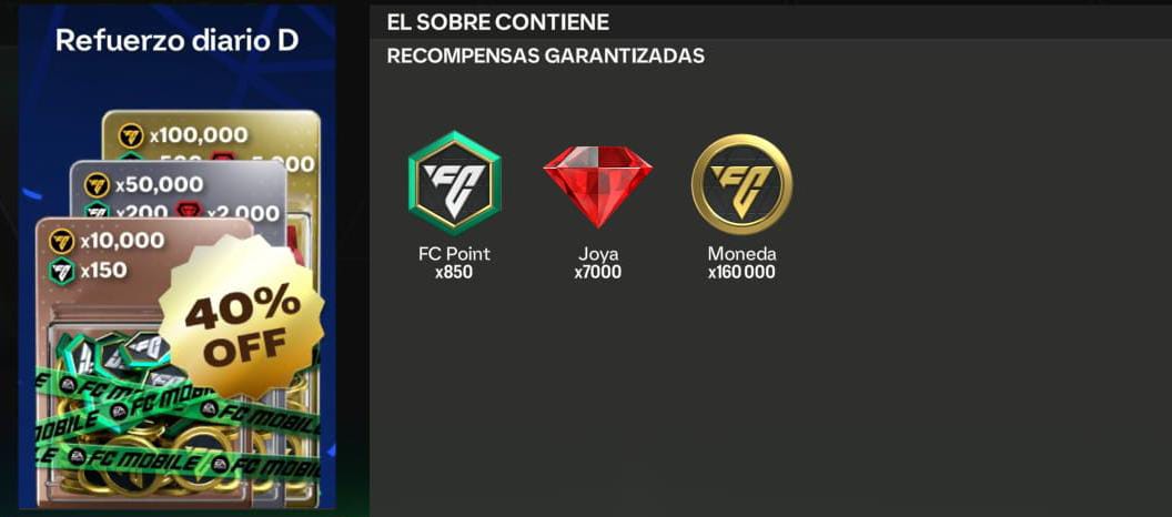 Refuerzo Diario C, FC MOBILE